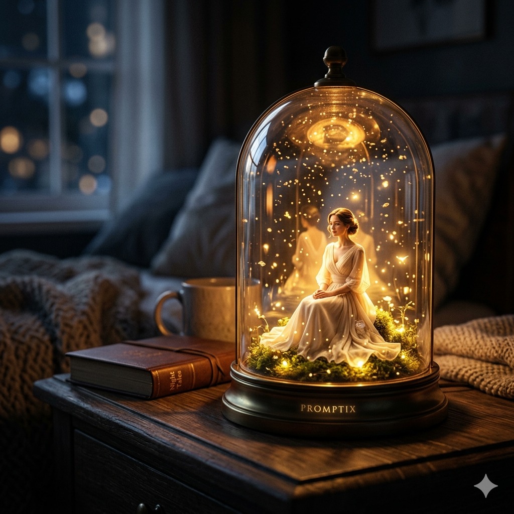 Glow Inside the Night Lamp