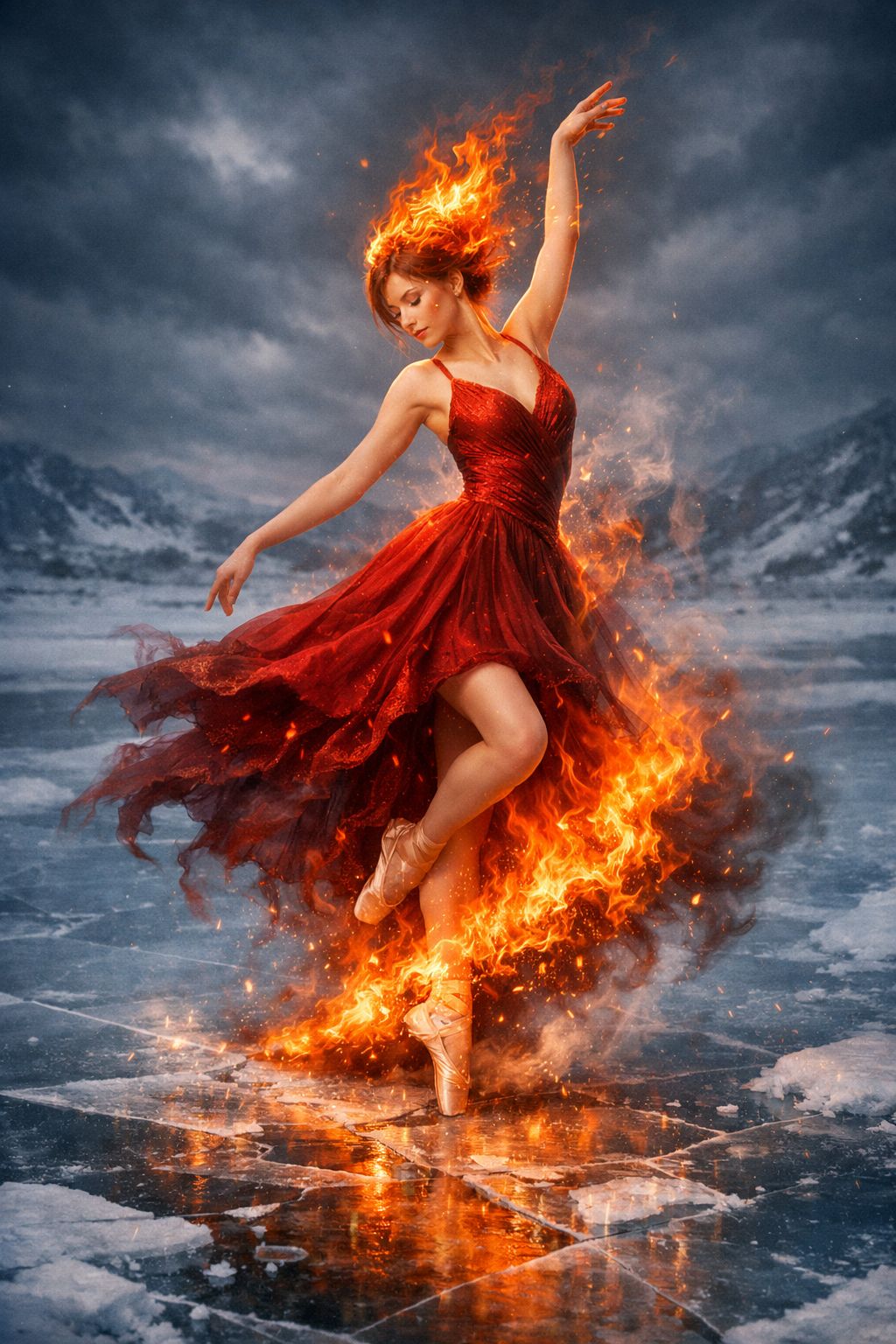Cinematic lighting, atmospheric depth, soft blurred background