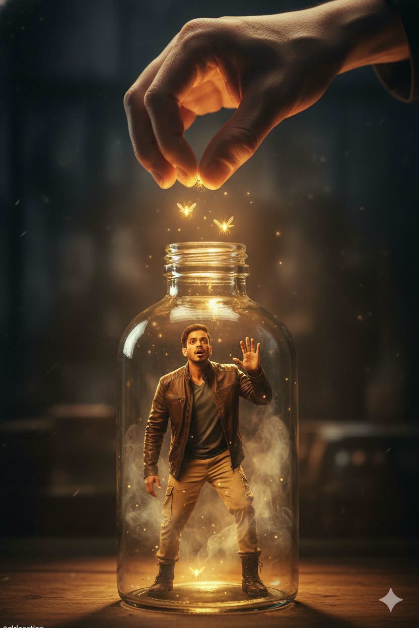 Bind in glass